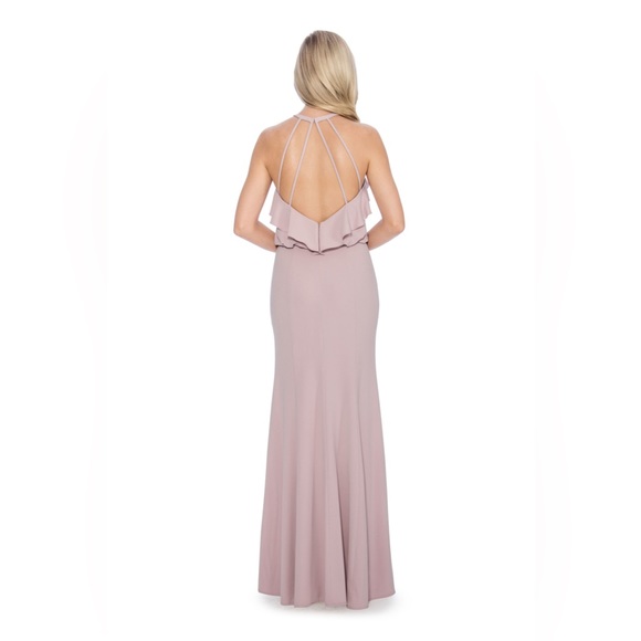 Backless Dusty Rose dress - Size 8 - Picture 1 of 6